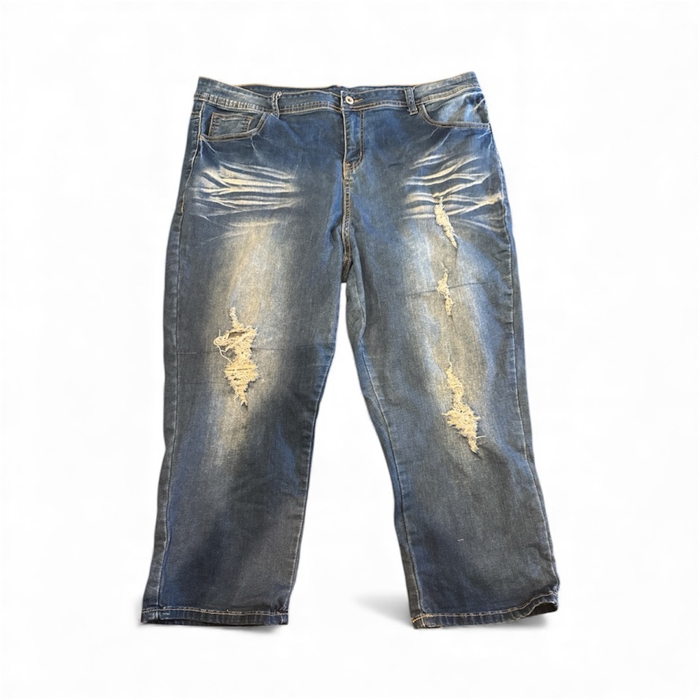 Be-girl  Distressed Blue Jeans